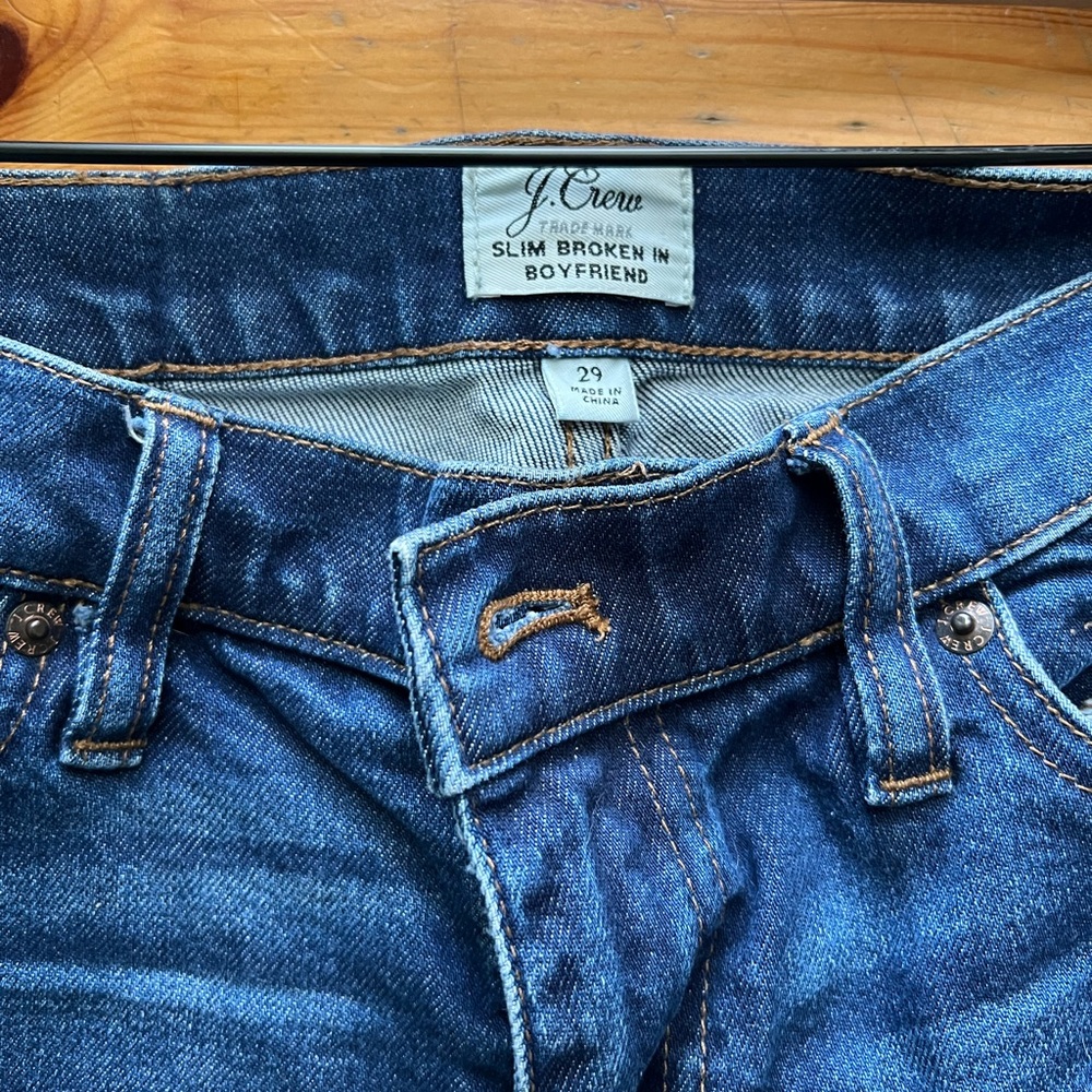 J Crew Slim Broken In Jeans